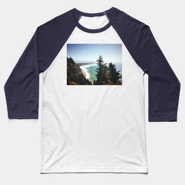 Pacific Northwest Coast Baseball T-Shirt by Tess Salazar Espinoza